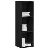 Bookcase Black Oak 36x30x114 cm Engineered Wood 862395