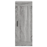 Wall Mounted Cabinet Grey Sonoma 34.5x34x90 cm Engineered Wood 830522