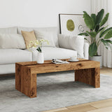 ZNTS Coffee Table Old Wood 102x50x35 cm Engineered Wood 856682