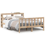 Bed Frame without Mattress 120x190 cm Small Double Solid Wood Pine 3305892