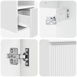 Bathroom Furniture Set 2 pcs White Engineered Wood 3404024