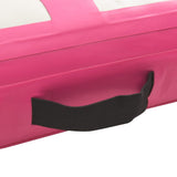 Inflatable Gymnastics Mat with Pump 200x200x20 cm PVC Pink 92700