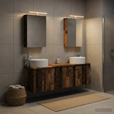 Bathroom Cabinet Set 5 pcs Old Wood Engineered Wood 3406557