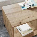 Coffee Table Artisan Oak 90 x 49 x 46 cm Engineered Wood 883453