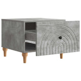Coffee Table Concrete Grey 49 x 50 x 40 cm Engineered Wood 894278