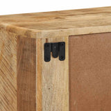 Wall-mounted TV Cabinet 100x32x25 cm Solid Wood Rough Mango 4104525