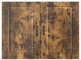 Wall Cabinet PORTO Smoked Oak 80 x 31 x 80 cm Engineered Wood 885410