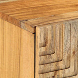 TV Cabinet with Drawer Brown 105 x 33 x 46 cm Solid Mango Wood 4017770