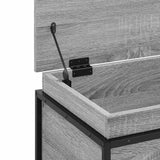 Storage Box with Lid Grey Sonoma 60x40x51.5 cm Engineered Wood 848797