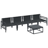 Garden Sofa Set Anthracite Steel 3378965