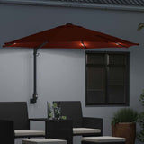 Garden Parasol Manual Terracotta 248 x 248 x 148 cm 42003248