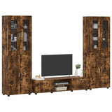 TV Cabinet Set FLORIN 3 pcs Smoked Oak Engineered Wood 3397999