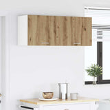 Hanging Cabinet 2 pcs Artisan Oak and White 50 x 31 x 40 cm 884161