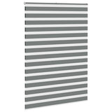 Zebra Blind Dark Grey 165x230 cm Fabric Width 160.9 cm Polyester 4014196
