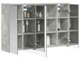 Bathroom Mirror Cabinet Concrete Grey 73.5 x 16 x 62.5 cm 889170