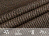 Sunshade Sail 160 g/m Brown 4.5x4.5 m HDPE 311772