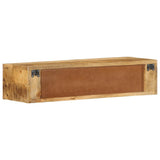 Wall-mounted TV Cabinet 80x30x19 cm Solid Rough Wood Mango 4017461