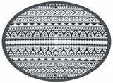 Outdoor Carpet ARAKIL Black 200 cm PP 368516