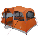 Family Tent with Roof Orange and Orange 435 x 255 x 216 cm 4100687