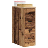 Garage Storage Cabinet Old Wood 30x51x85 cm Solid Wood Pine 860587