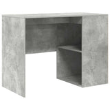 Corner Desk with Drawer Concrete Grey 102 x 88 x 75 cm 3337276
