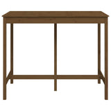 Bar Table Honey Brown 140x80x110 cm Solid Wood Pine 822160
