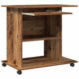 Computer Desk Old Wood 80x50x75 cm Engineered Wood 856052