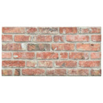 3D Wall Panels with Red Brick Design 10 pcs EPS 147195