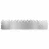 Lawn Edgings 30 pcs Silver 103 x 0.05 x 22 cm Stainless Steel 874758
