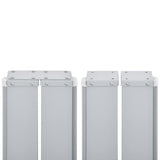 Retractable Side Awning Anthracite 100x1000 cm 48474