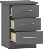 ZNTS Nevada 3 Drawer Bedside 100-103-080