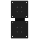 Coffee Table Legs X-Shaped 2 pcs Black 40x cm Steel 4012932