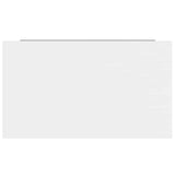 Floating Wall Shelves 4 pcs High Gloss White 40x23x3.8 cm MDF 323744