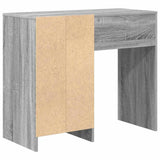 Desk with Drawer Grey Sonoma 90 x 37.5 x 75 cm Engineered Wood 869495