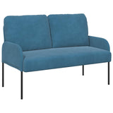 Sofa Sets with Cushion 3 pcs Blue 115 x 56 x 80 cm Plywood 3406216