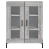 Highboard Grey Sonoma 69.5x34x180 cm Engineered Wood 3189331