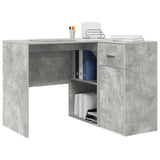 Corner Desk with Drawer Concrete Grey 102 x 88 x 75 cm 3337276