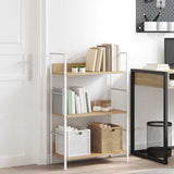 288221 3-Layer Book Shelf Oak 60x27,6x90,5 cm Engineered Wood