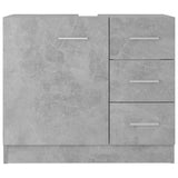 Sink Cabinet Concrete Grey 63x30x54 cm Engineered Wood 804188