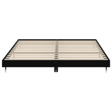 Bed Frame without Mattress Black 200x200 cm Engineered Wood 832110