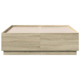 Bed Frame without Mattress Sonoma Oak 140x190 cm 3209732