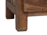 Bedside Table Brown 30 x 30 x 47 cm Solid Reclaim Wood 42012370