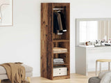 Wardrobe with Shelf with Storage Old Wood 41 x 48 x 102 cm 879645