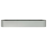 Raised Garden Bed Galvanised Steel 280 x 40x 40 cm 8011703