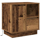 Bedside Cabinet with Drawer 2 pcs Old Wood 50 x 34.5 x 50 cm 869591