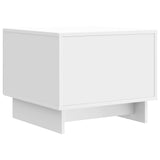 Coffee Table High Gloss White 49 x 50 x 40 cm Engineered Wood 894049