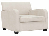 Armchair Cream Chenille 42043441
