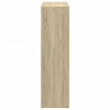 Room Divider Bookcase Sonoma Oak 102x29x103.5 cm Engineered Wood 858050