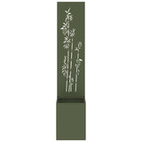 Garden Privacy Screen Floral Olive green 32 x 32 x 150 cm 876381