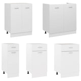 801220 Drawer Bottom Cabinet "Lyon" White 50x46x81,5 cm Engineered Wood